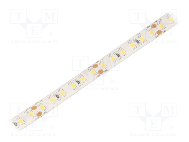 LED tape; white neutral; LED/m: 120; SMD; 2835; 24V; 10mm; in gel