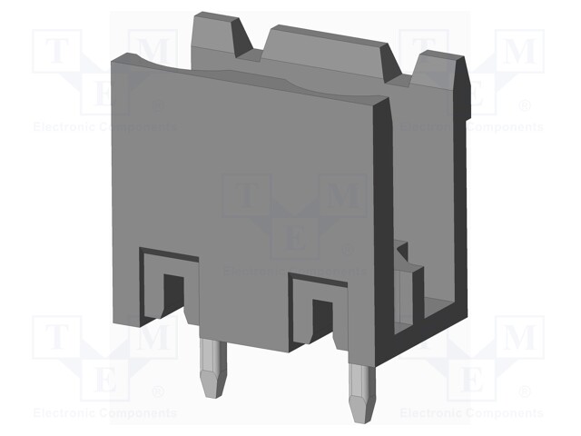 Connector: pluggable terminal block; socket; male; on PCBs