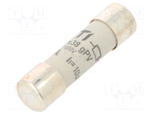 Fuse: fuse; gPV; 7A; 1000VDC; cylindrical; 10,3x38mm