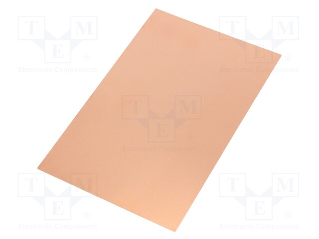 Laminate; FR4; 0.8mm; L: 160mm; W: 100mm; Coating: copper