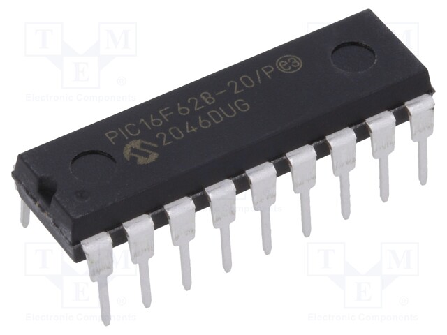 DsPIC microcontroller; SRAM: 1024B; Memory: 24kB; DIP28; 2.54mm