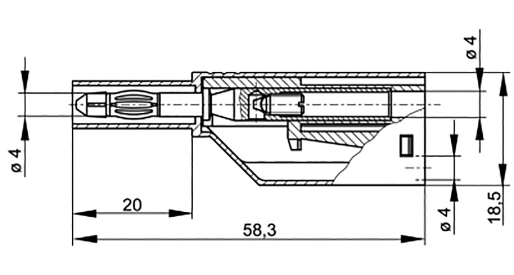 Connector: 4mm banana; plug; 24A; 1kVDC; white; 0.5÷2.5mm2; 3mΩ