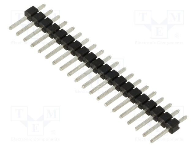 Socket; pin strips; male; 2.54mm; PIN: 20; THT; on PCBs; tinned