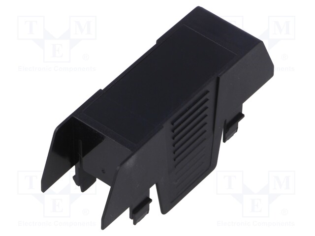 Cover; for enclosures; UL94HB; Series: EH 22,5; Mat: ABS; black