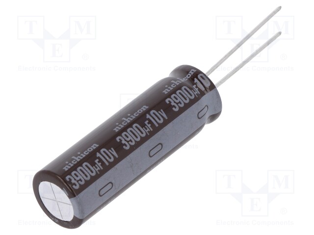 Capacitor: electrolytic; low impedance; THT; 3900uF; 10VDC; ±20%