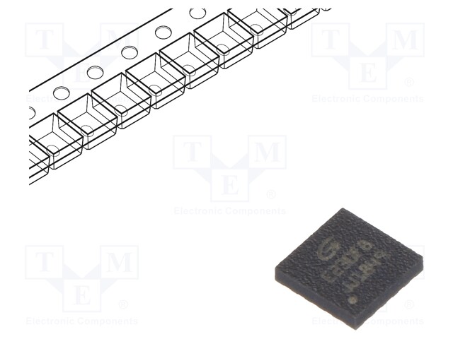 ARM microcontroller; SRAM: 8kB; Flash: 64kB; 72MHz; LGA20; 3.3VDC