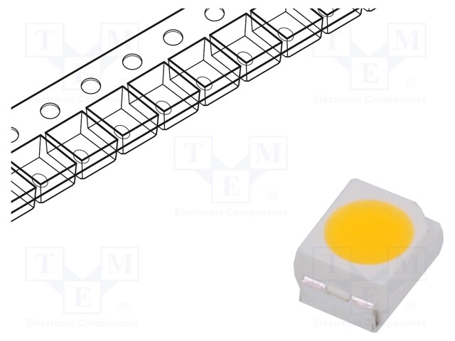 LED, Warm White, SMD, 20 mA, 2.8 V, 3.55 cd