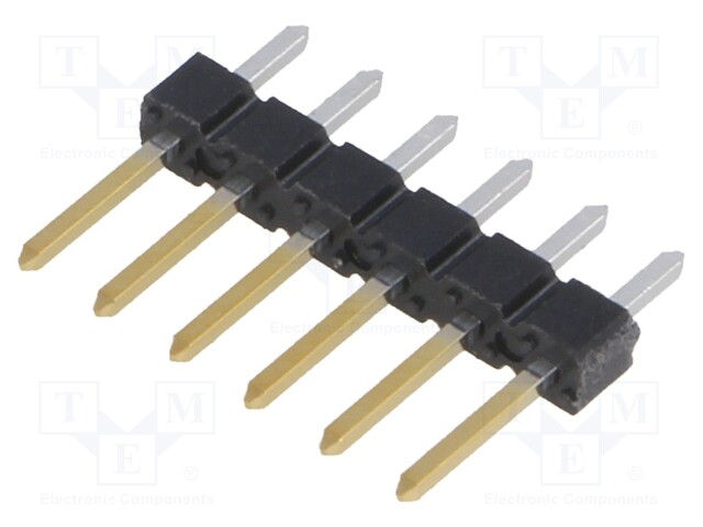 Pin header; pin strips; BERGSTIK; male; PIN: 6; straight; 2.54mm
