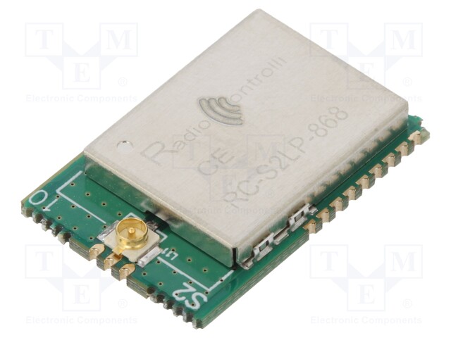 Module: RF; 868MHz; SPI; -128dBm; 1.8÷3.6VDC; 16dBm; Mounting: SMD