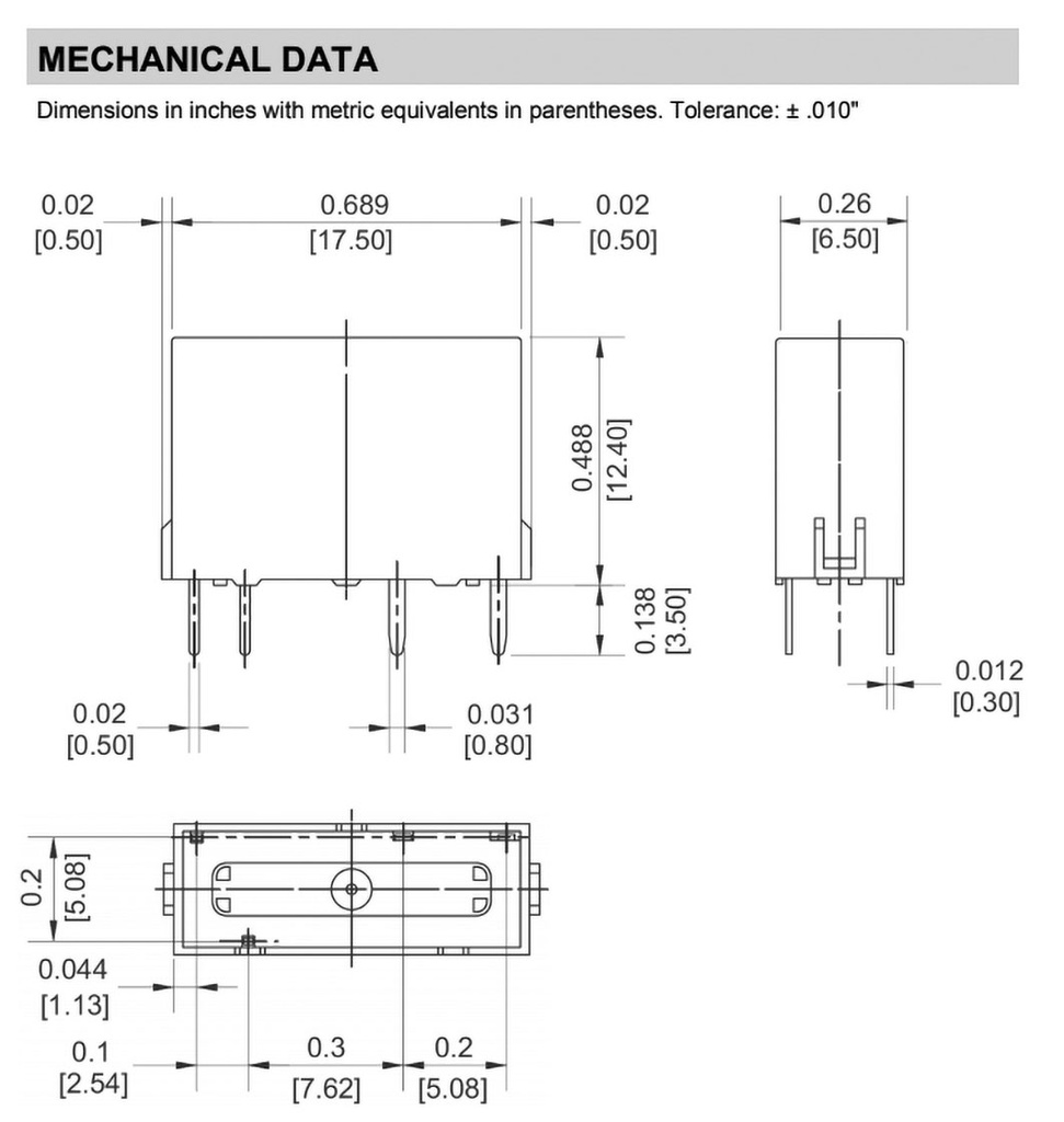 Relay: electromagnetic; SPST-NO; Ucoil: 24VDC; 5A/250VAC; 5A/30VDC