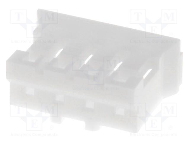 Plug; wire-board; female; PH; 2mm; PIN: 4; w/o contacts; for cable