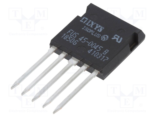 Three-phase bridge rectifier; Urmax: 45V; If: 45A; Ifsm: 150A; THT