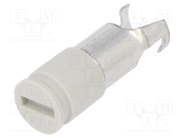 Adapter; cylindrical fuses; 5x20mm,6,3x32mm; -40÷85°C; 10A; IP40