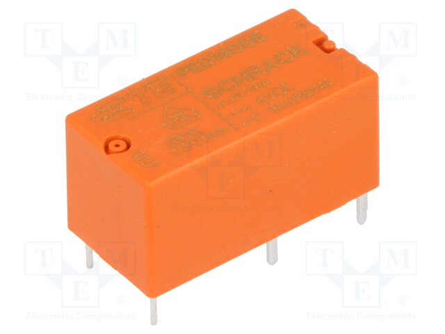 Relay: electromagnetic; SPDT; Ucoil: 6VDC; 5A/250VAC; 5A/30VDC