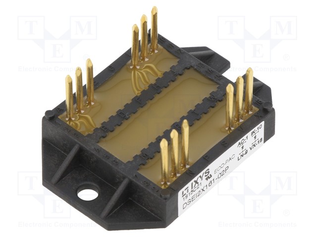 Module: diode; double independent; 200V; If: 2x165A; ECO-PAC 2