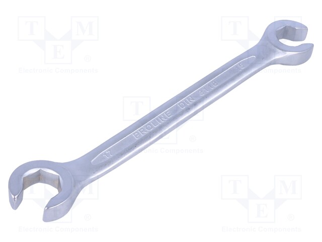 Key; spanner; 15mm,17mm; Overall len: 195mm; Chrom-vanadium steel