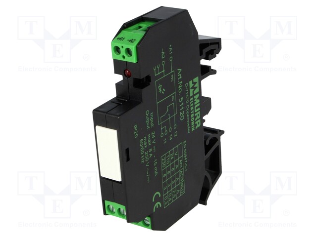 Relay: interface; SPDT; Ucoil: 24VDC; 8A; 8A/230VAC; 2.5A/24VDC