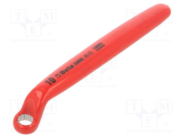 Wrench; insulated,single sided,box; 10mm; EN 60900,VDE