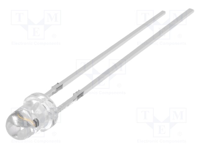 LED; 3mm; green; 5800÷7000mcd; 30°; 3÷4.5V; 20mA; Variant: blinking