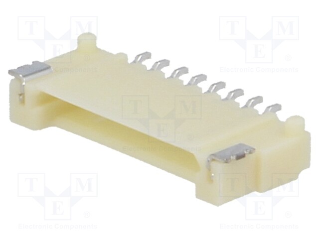 Socket; wire-board; male; DF14; 1.25mm; PIN: 8; SMT; on PCBs; tinned