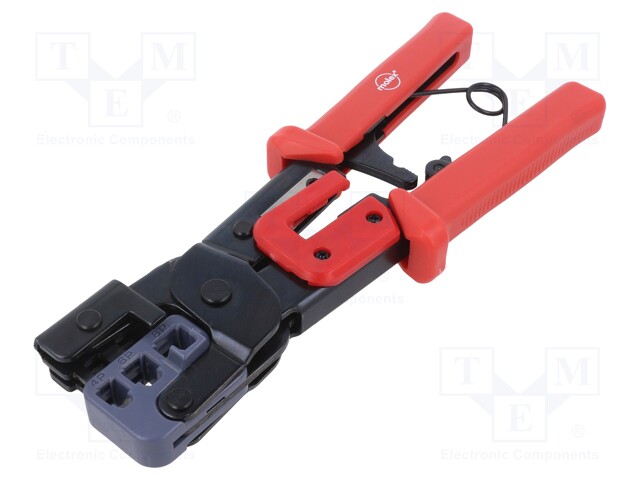 Tool: for RJ plug crimping