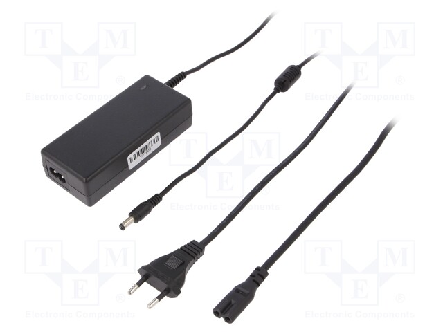 Power supply: switched-mode; 12VDC; 3.5A; Out: 5,5/2,1; 42W; 0÷40°C