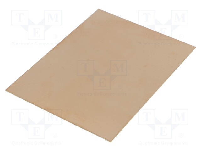 Laminate; FR4; 0.6mm; L: 100mm; W: 75mm; Coating: copper