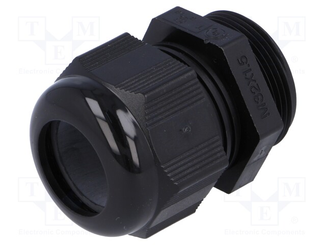 Cable gland; M32; IP68; Mat: polyamide; black