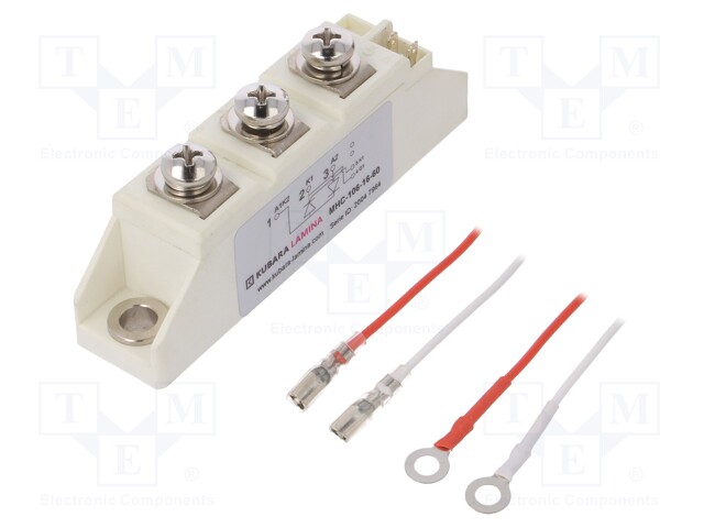 Module; double series; 1.6kV; 106A; Ufmax: 1.7V; Ifsm: 2.25kA; screw