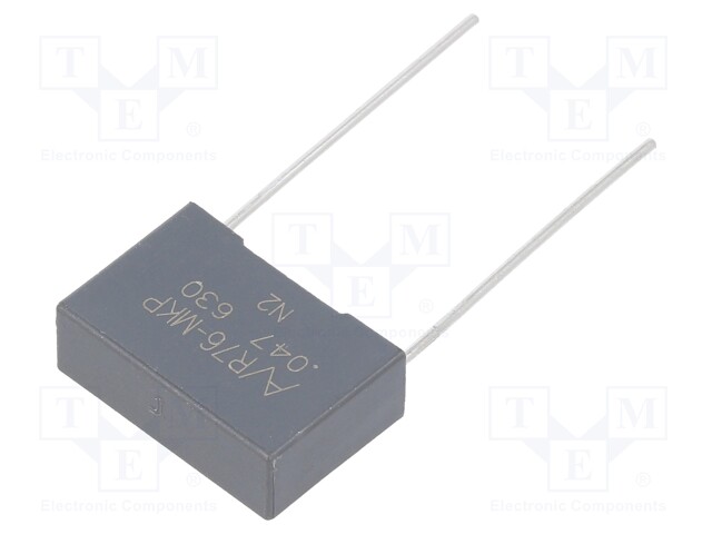 Capacitor: polypropylene; 0.047uF; ESR: 13.55mΩ; THT; ±5%; 5.138A