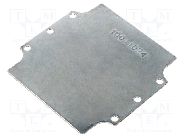 Mounting plate; steel