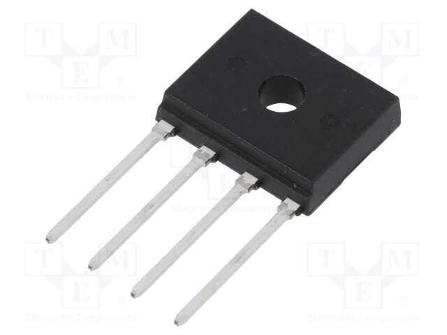 Single-phase bridge rectifier; Urmax: 800V; If: 2A; Ifsm: 60A; D3K