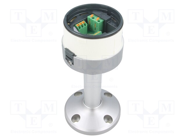 Signallers accessories: vertical holder; Colour: silver; IP65