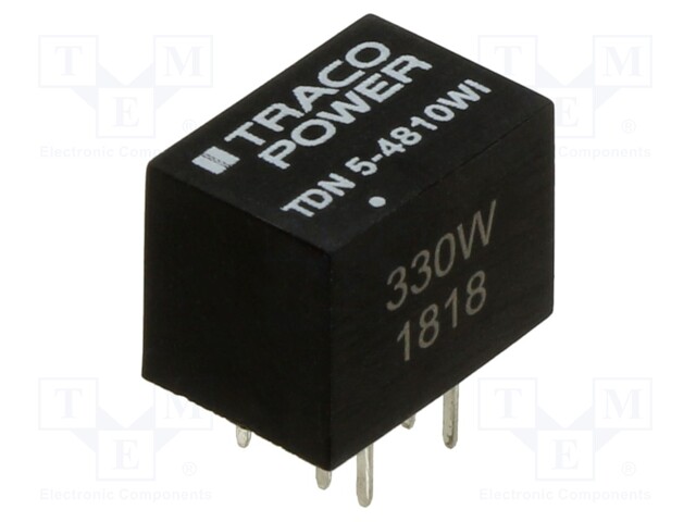 Converter: DC/DC; 5W; Uin: 18÷75V; Uout: 3.3VDC; Iout: 1000mA; DIP