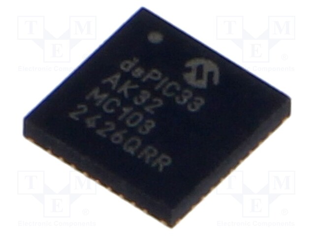 IC: dsPIC microcontroller; 32kB; 8kBRAM; VQFN36; 3÷3.6VDC; DSPIC