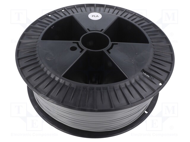 Filament: PLA; Ø: 1.75mm; grey; 200÷235°C; 2kg