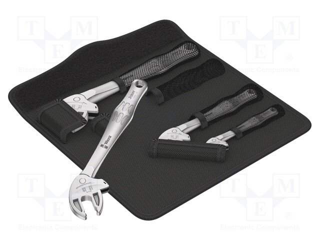 Wrenches set; spanner,self-adjusting; Pcs: 4