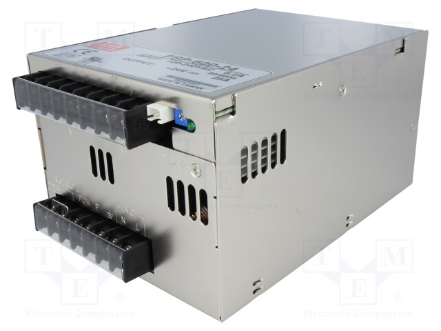 Power supply: switched-mode; modular; 600W; 24VDC; 170x120x93mm