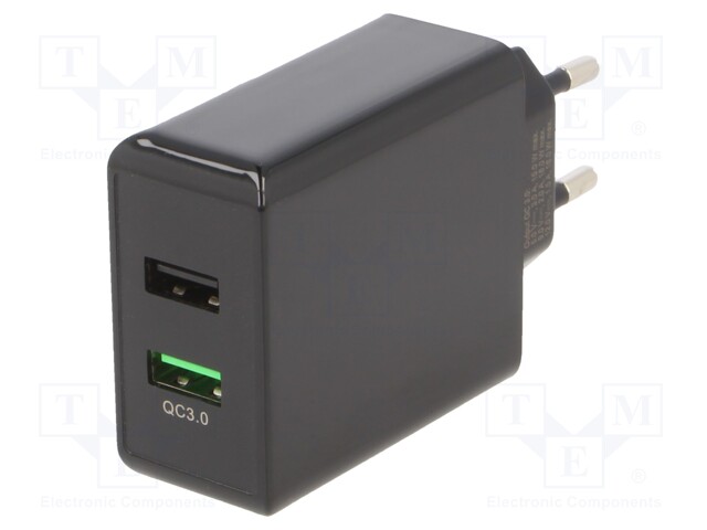 Power supply: switched-mode; voltage source; 5÷12VDC; 5A; 28W