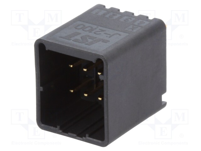 Socket; wire-board; male; J2000; 2.5mm; PIN: 8; THT; 250V; 4.6A