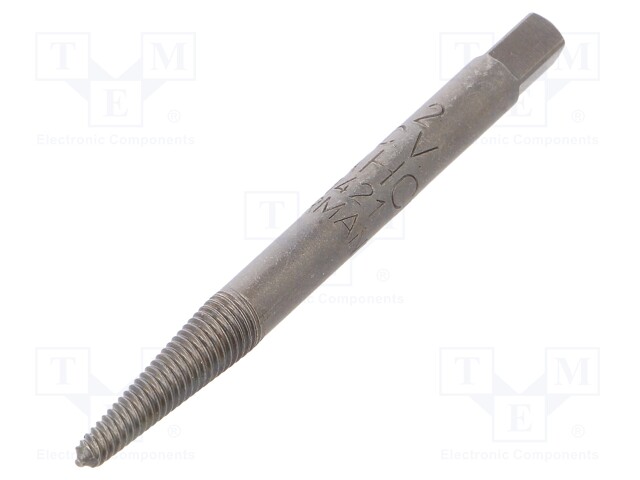 Screw extractor; Dia: 2.1÷4.9mm; L: 57mm; Tipwidth: 2.6mm