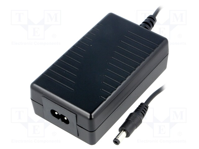 Power supply: switched-mode; 24VDC; 0.625A; Out: 5,5/2,1; 15W