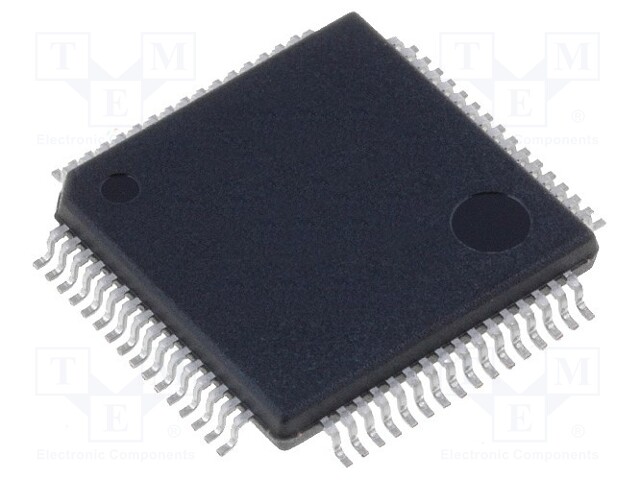 Microcontroller; SRAM: 256B; Flash: 8448kB; LQFP64; Comparators: 0