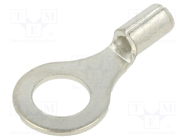 Ring Tongue Terminal, M6, 1/4", 14 AWG, 2.5 mm², P Series