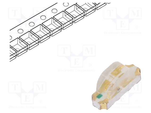 LED; SMD; 1204; RGB; 3.2x1x1.48mm; 140°; 1.8÷2.4/3÷3.4/3÷3.4V; 20mA