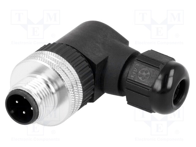 Plug; M12; PIN: 4; male; A code-DeviceNet / CANopen; for cable