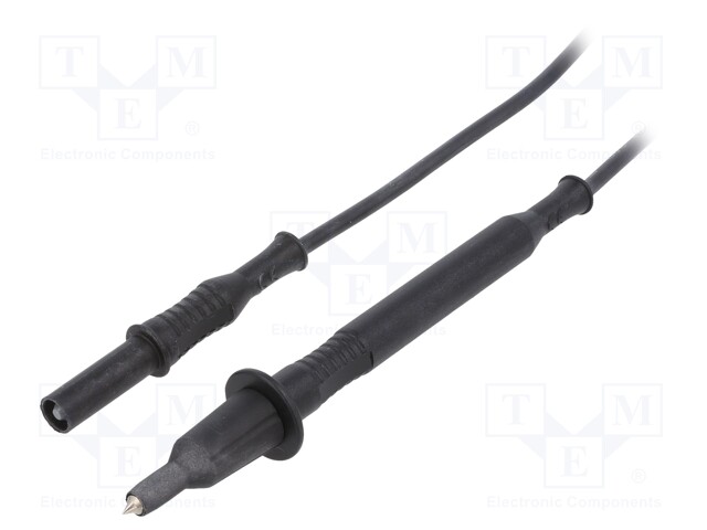 Test lead; 20A; banana plug 4mm,both sides; Urated: 1kV; Len: 1.5m