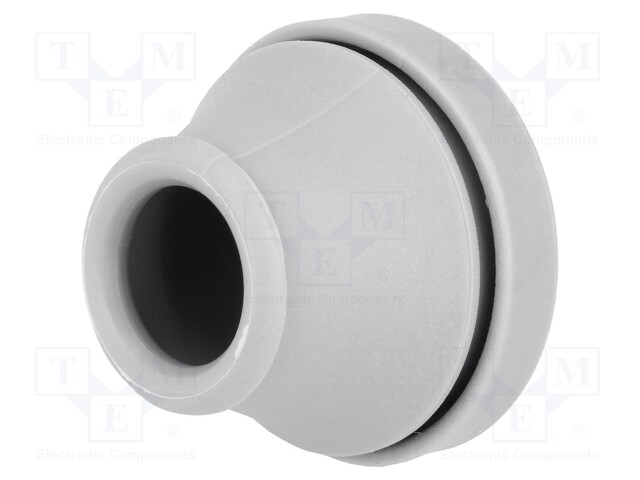 Grommet; Ømount.hole: 29mm; TPE (thermoplastic elastomer); grey