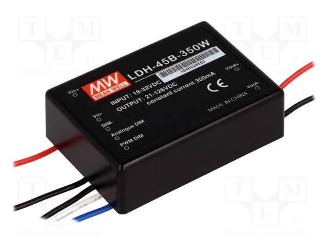 Converter: DC/DC; 44W; Uin: 18÷32V; Uout: 21÷64VDC; Iin: 2A; 138g