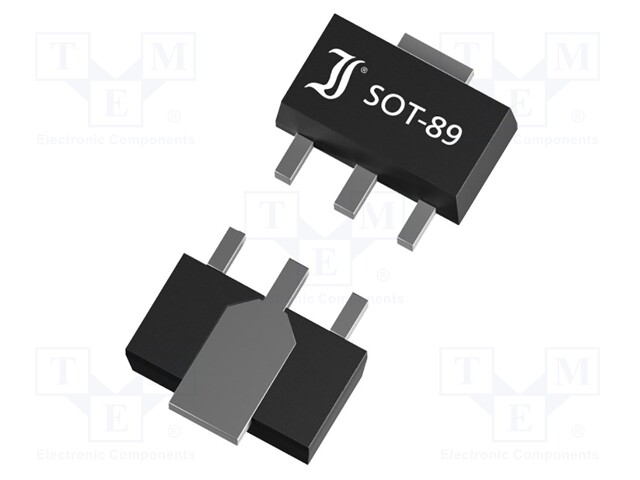 Transistor: NPN; bipolar; 80V; 1A; 500mW; SOT89